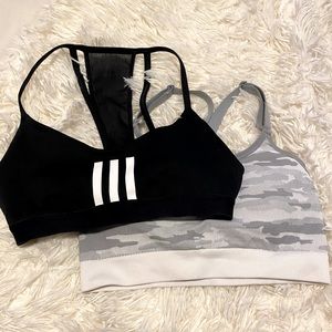 Adidas and Reebok sports bras